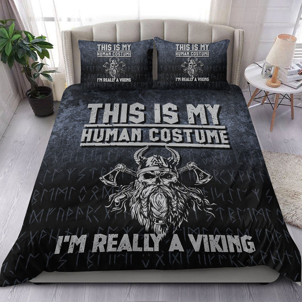 Viking Bedding Set This Is My Human Costume I'm Really A Viking