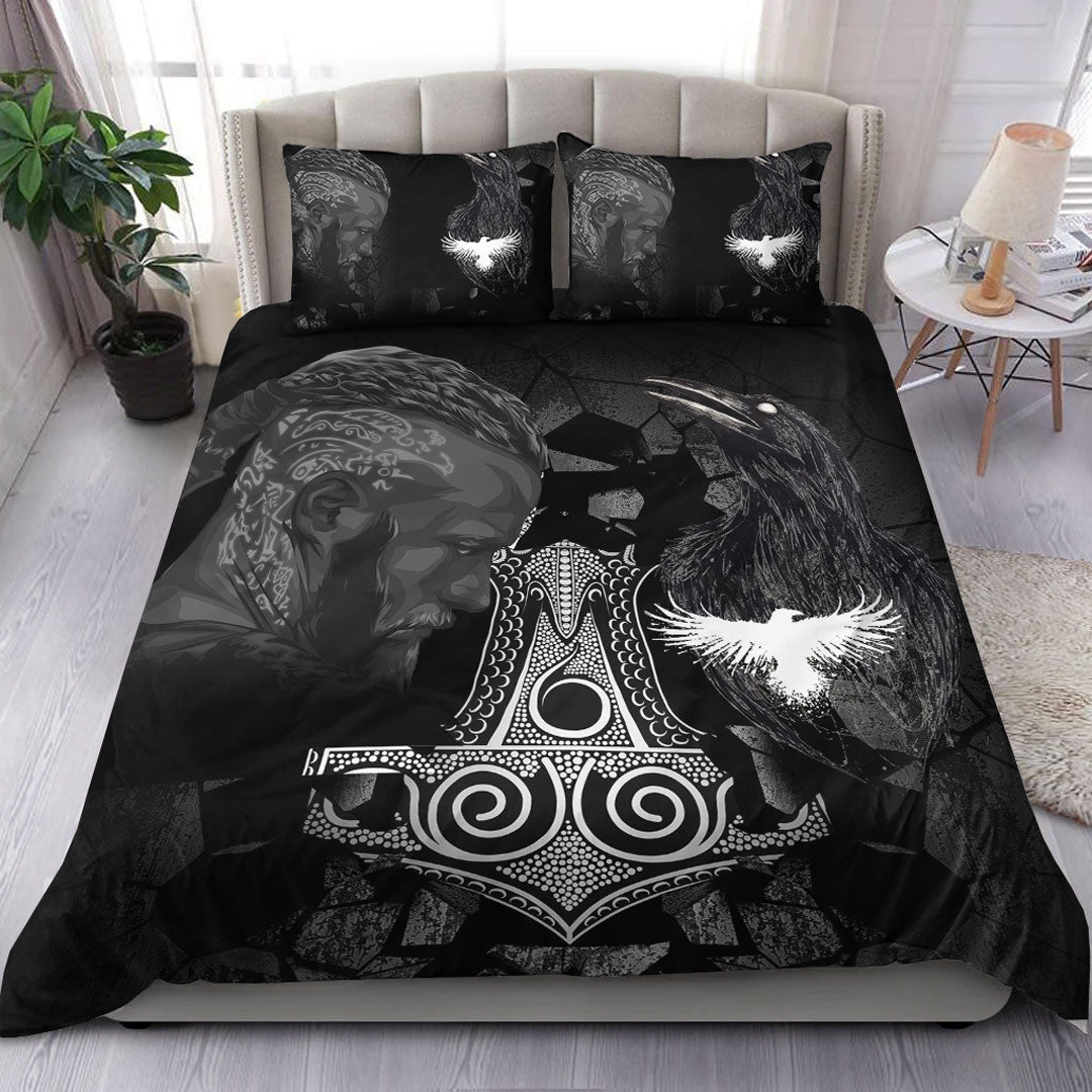 Viking Bedding Set Ragnar and Raven