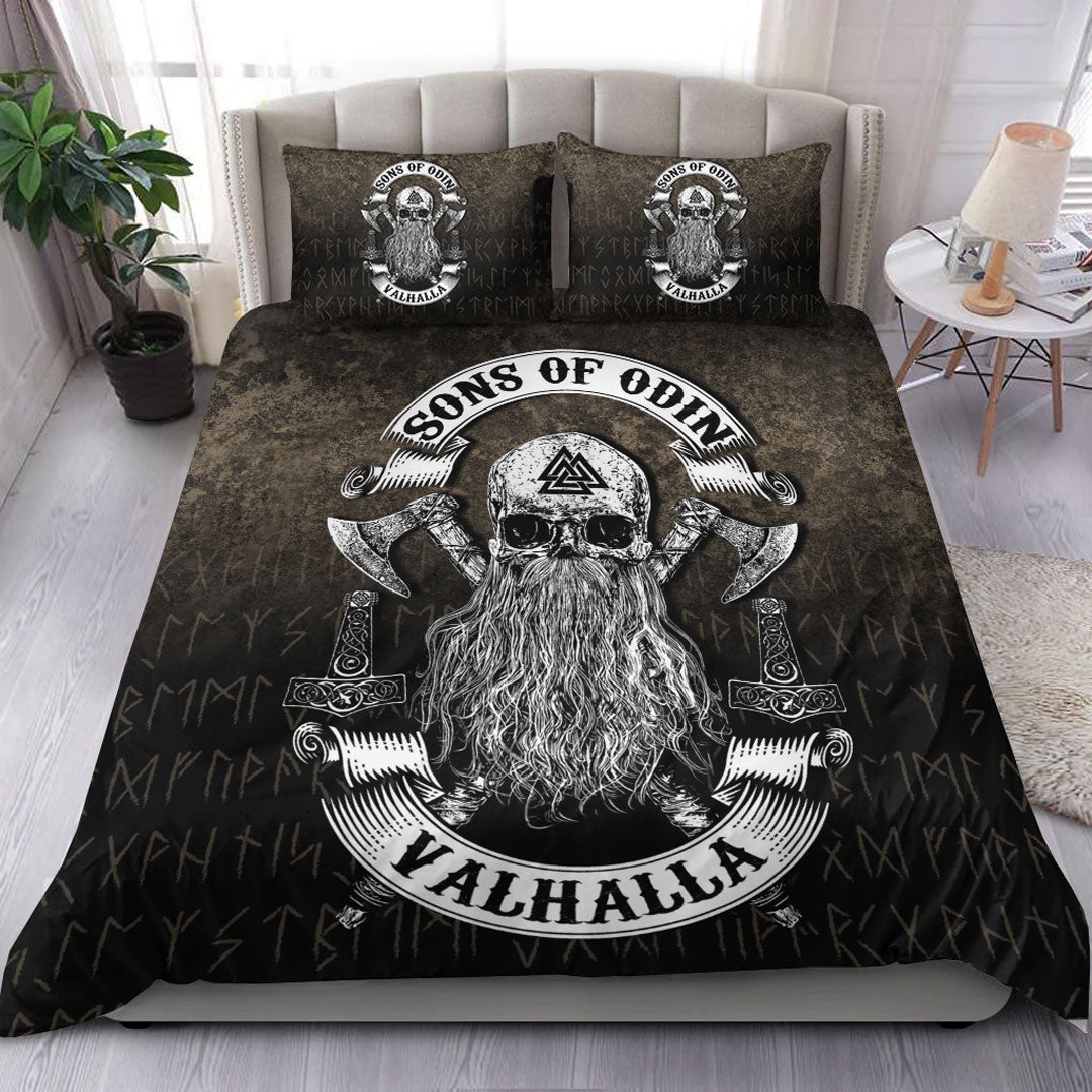 Viking Bedding Set Sons of Odin Valhalla 2