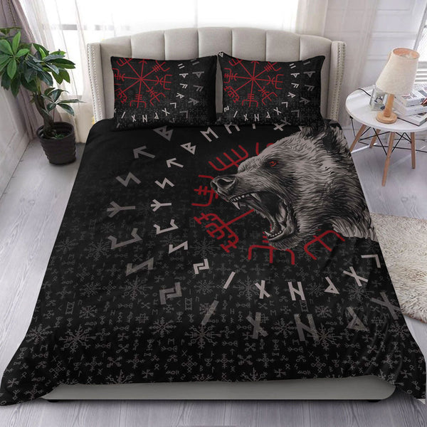 Viking Bedding Set Berserler Viking Bear