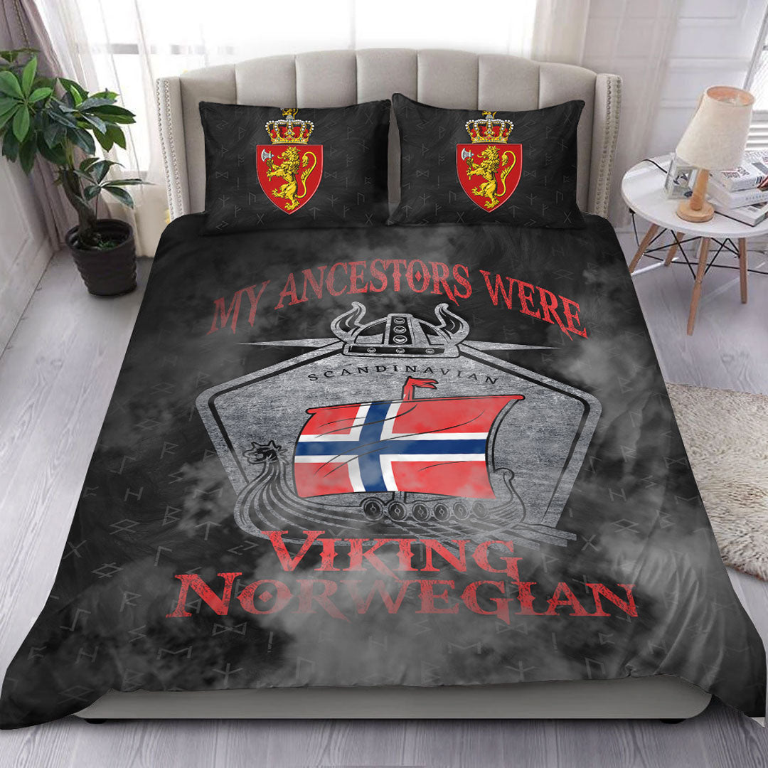 Viking Bedding Set Viking Norway Drakka Scandinavian