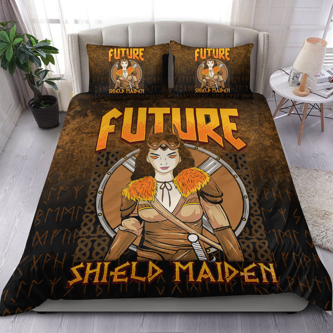 Viking Bedding Set ShieldMaiden Ver02