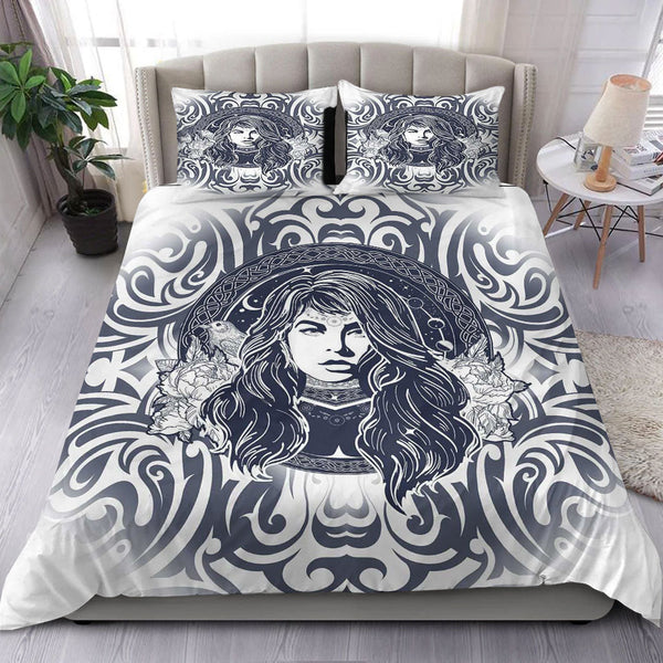 Viking Bedding Set Celtic Wicca Sorceress