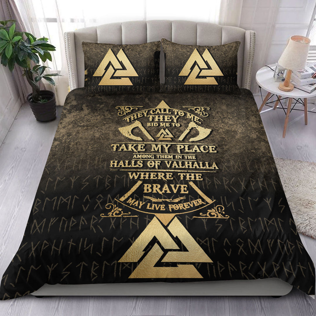 Viking Bedding Set Vikings Hall of Valhalla