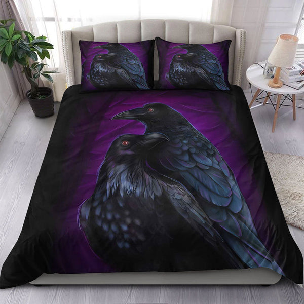 Viking Bedding Set Huginn and Muninn