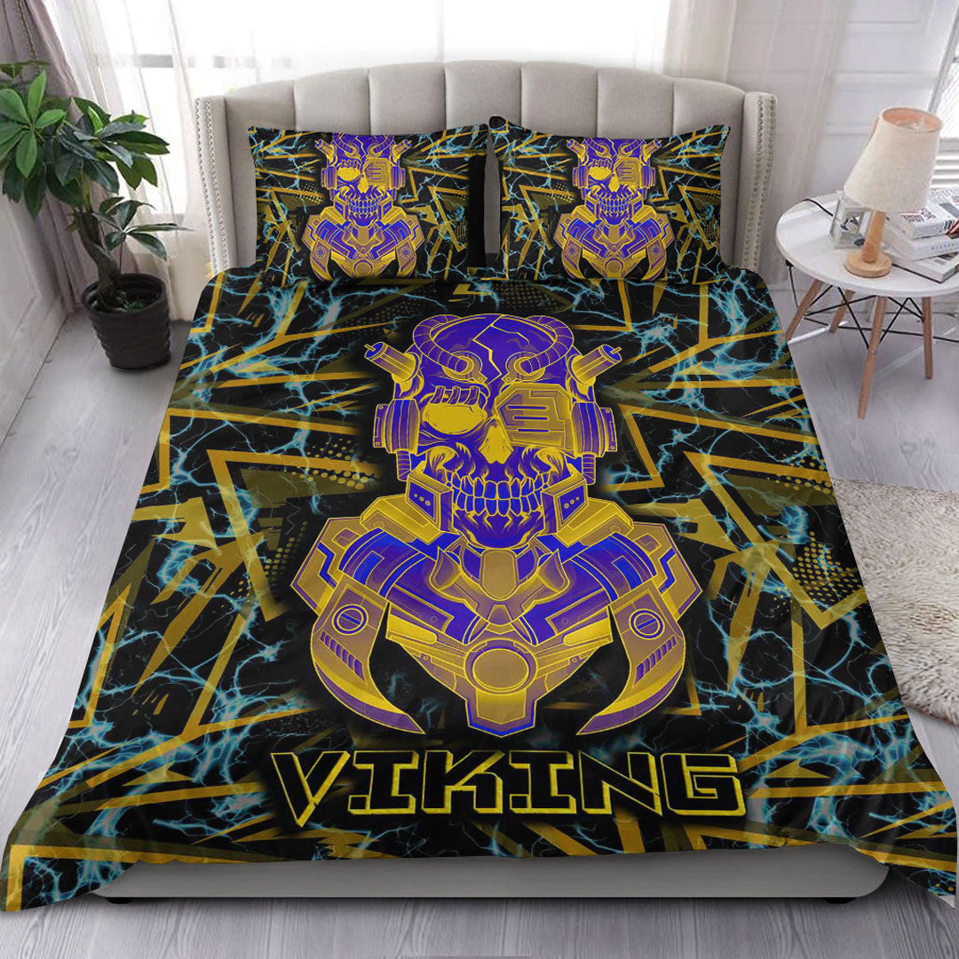 Viking Bedding Set Viking 3D Warrior Robo