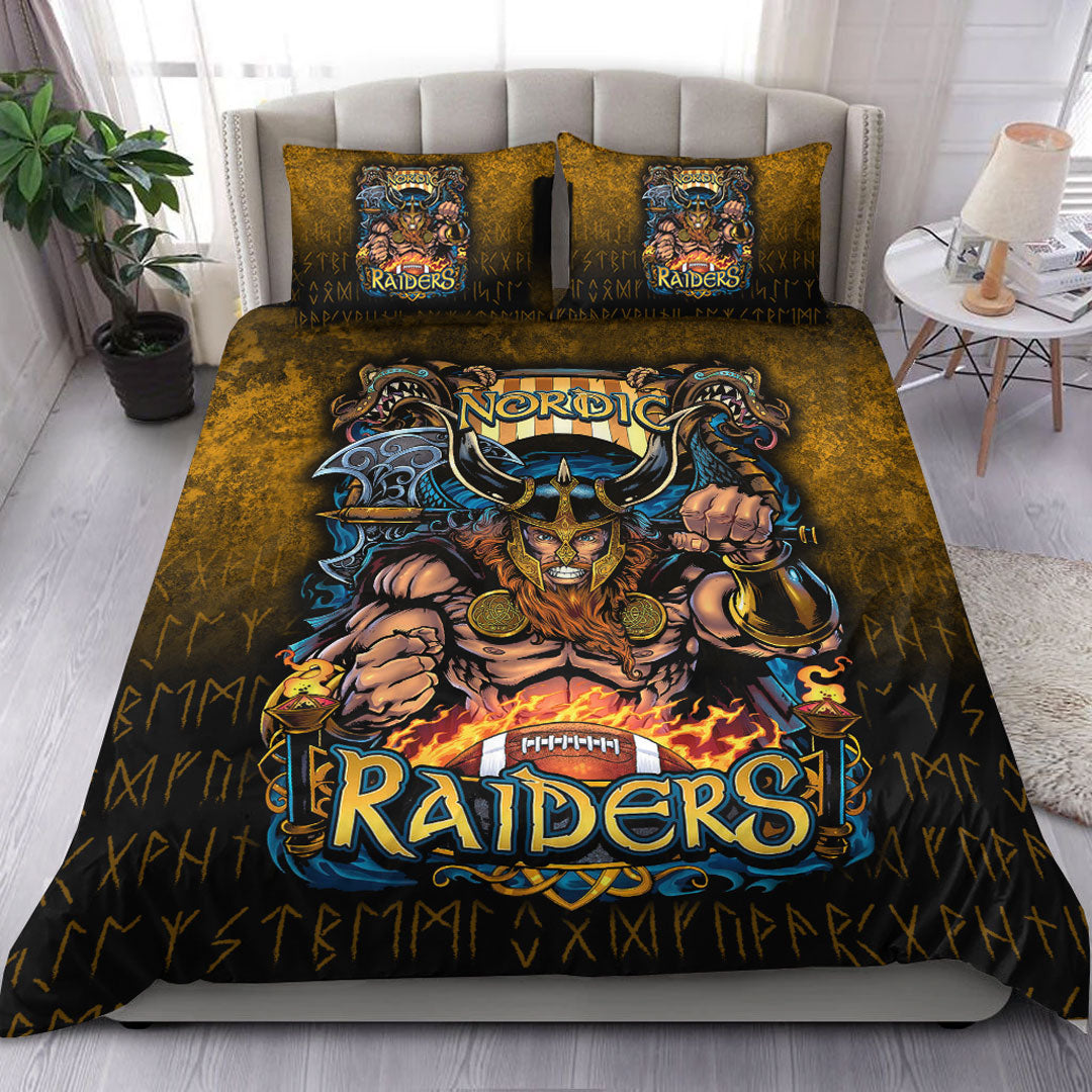 Viking Bedding Set Viking Nordic Raiders