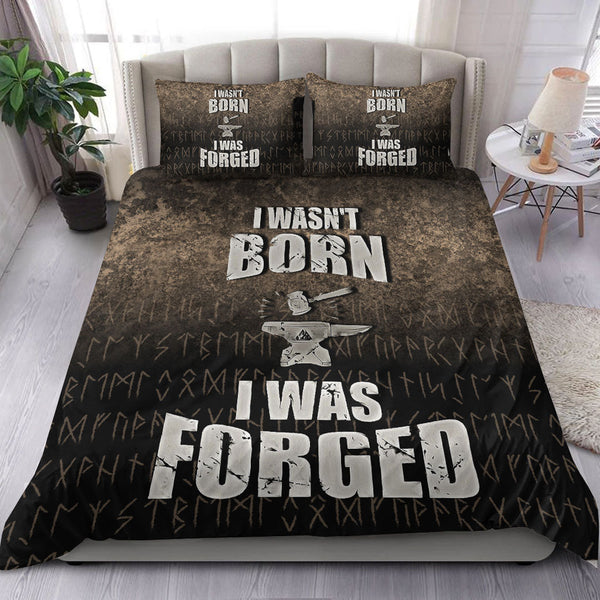 Viking Bedding Set I Wasn't Born I Was Forged