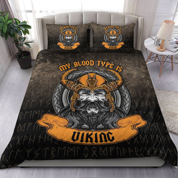 Viking Bedding Set My Blood Type is Viking