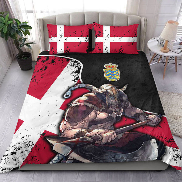 Viking Bedding Set Denmark Warrior Brush Style