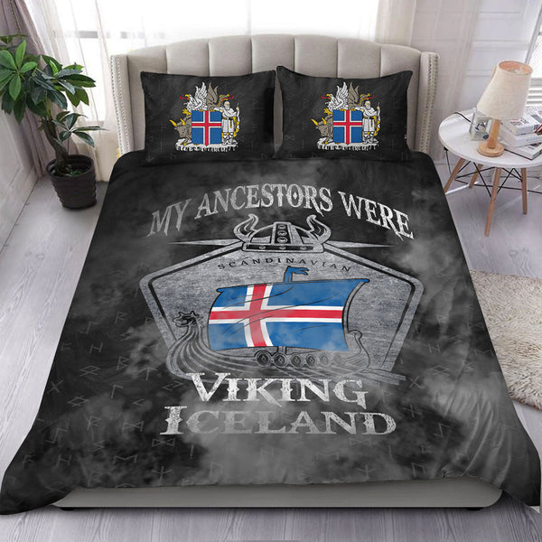 Viking Bedding Set Viking Iceland Drakka Scandinavian