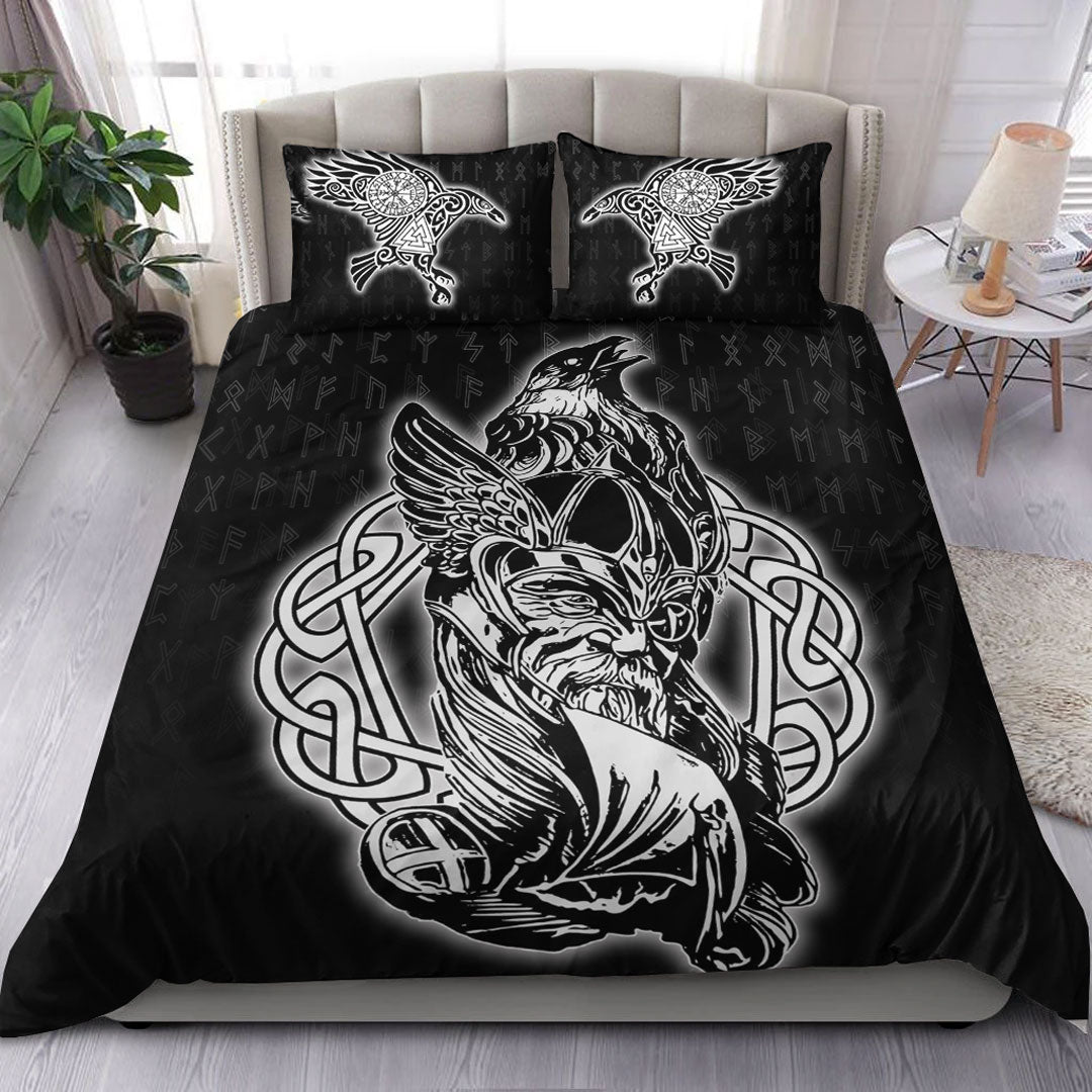 Viking Bedding Set Odin Raven Viking Set