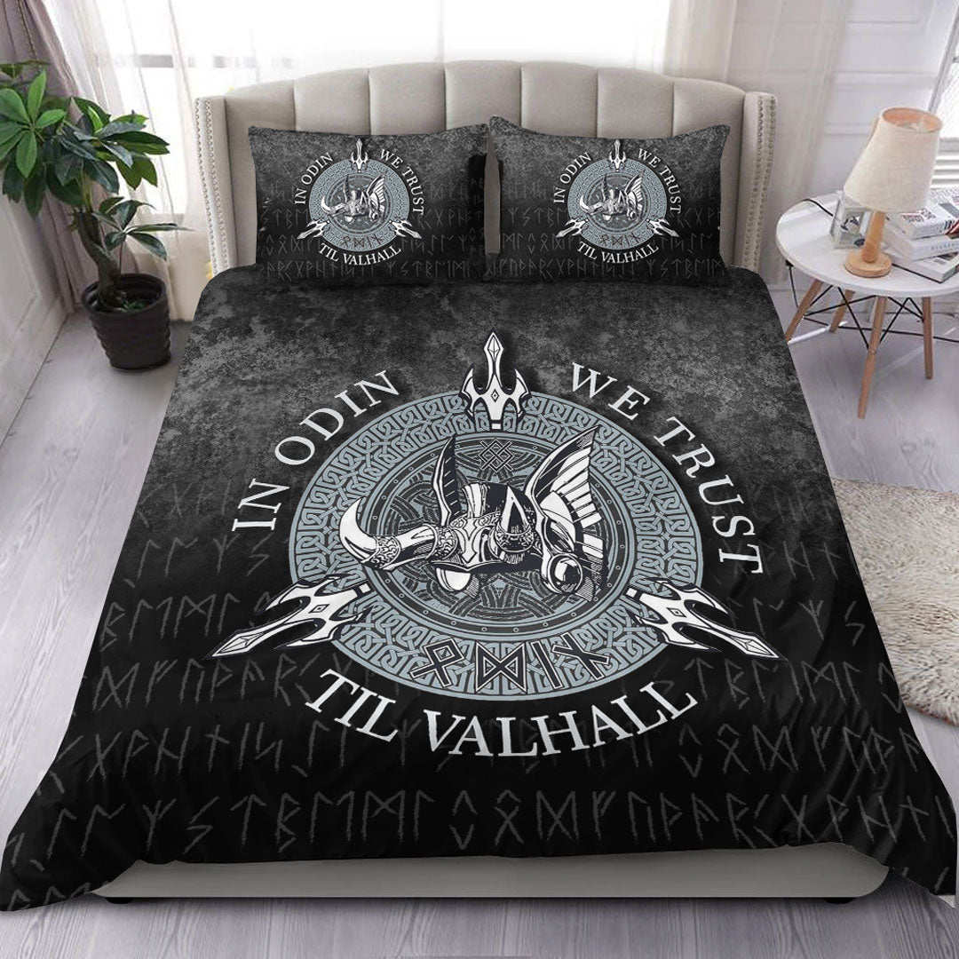 Viking Bedding Set In Odin We Trust