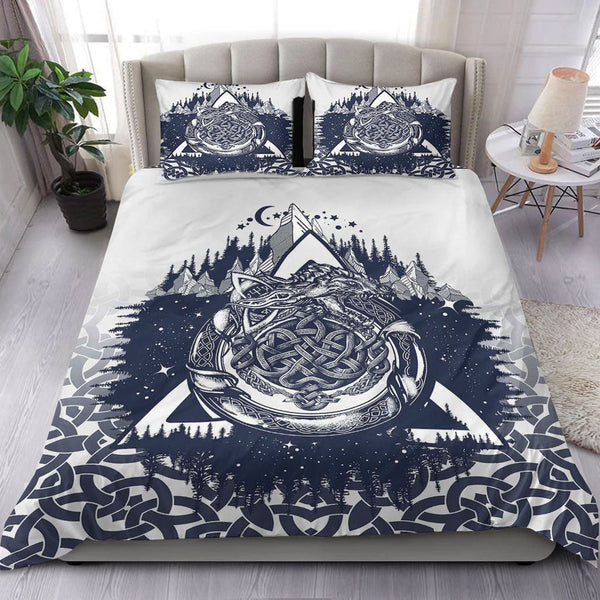 Viking Bedding Set Ouroboros Celtic Style Ver01