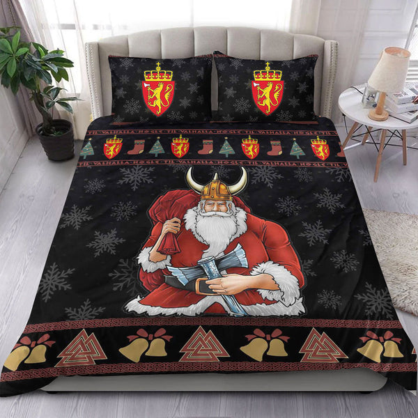 Viking Bedding Set Norway Santa Style