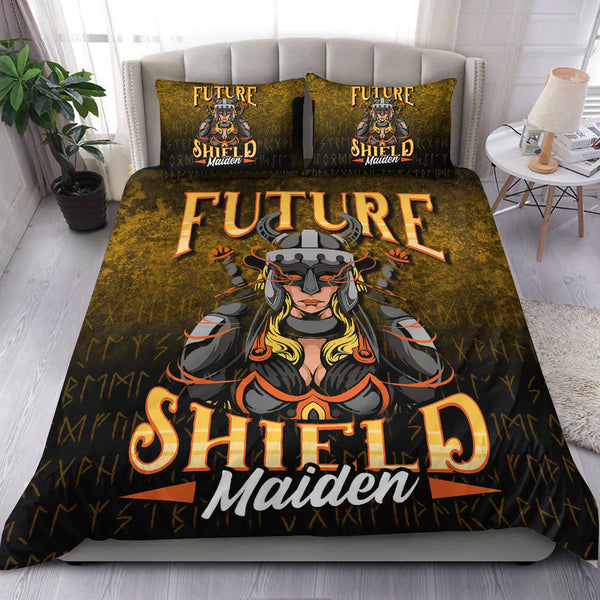 Viking Bedding Set Future Shield Maiden