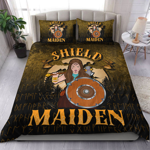 Viking Bedding Set ShieldMaiden Ver01