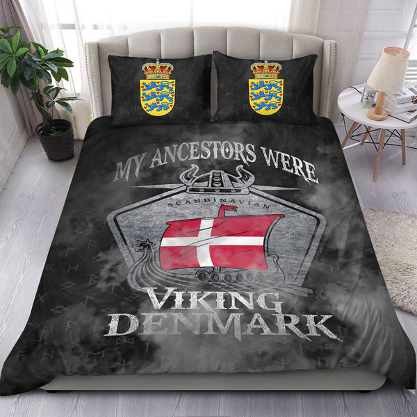 Viking Bedding Set Viking Denmark Drakka Scandinavian