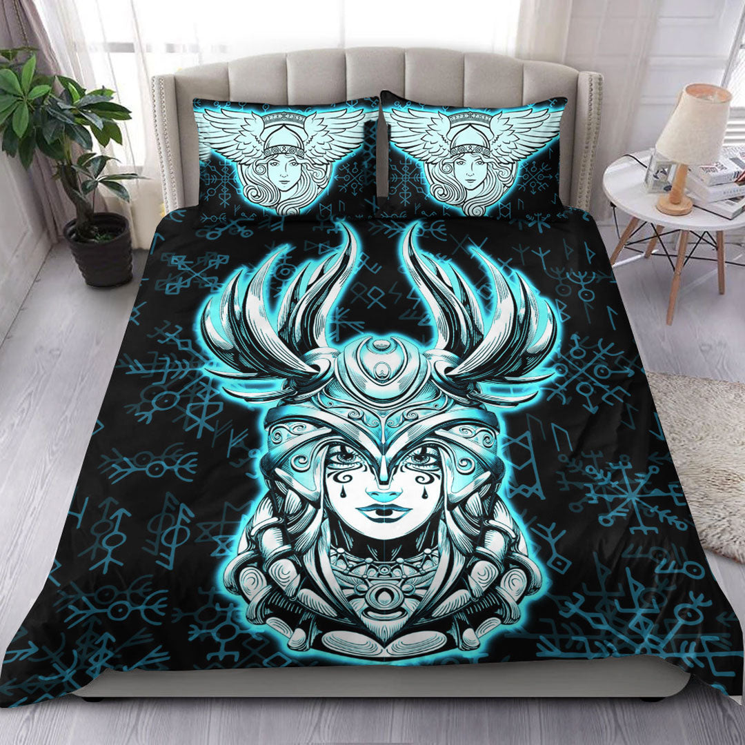 Viking Bedding Set Viking Valkyrie Turquoise