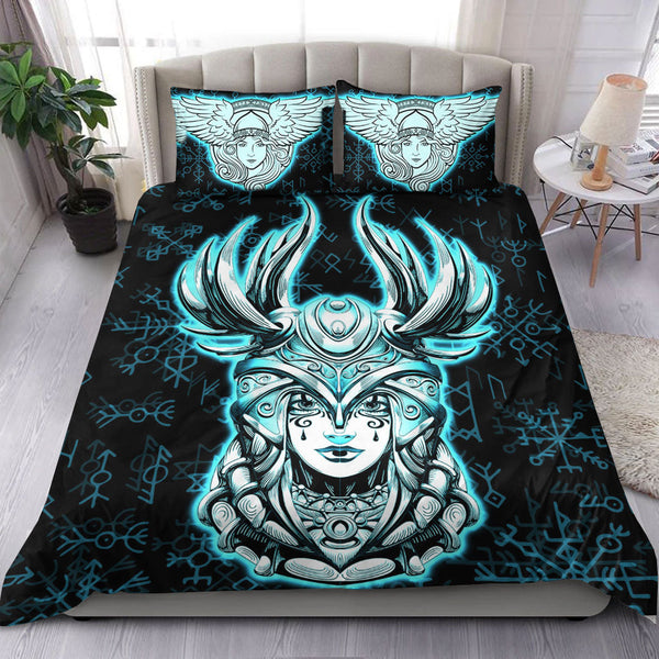 Viking Bedding Set Viking Valkyrie Turquoise