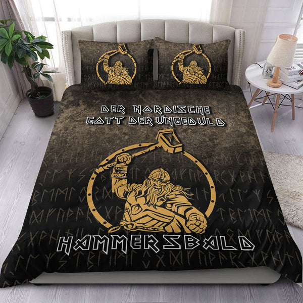 Viking Bedding Set The Nordic God Of Impatience Hammersbald