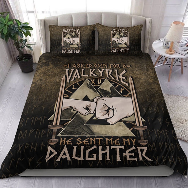 Viking Bedding Set I asked Odin for a Valkyrie Viking Daughter 2