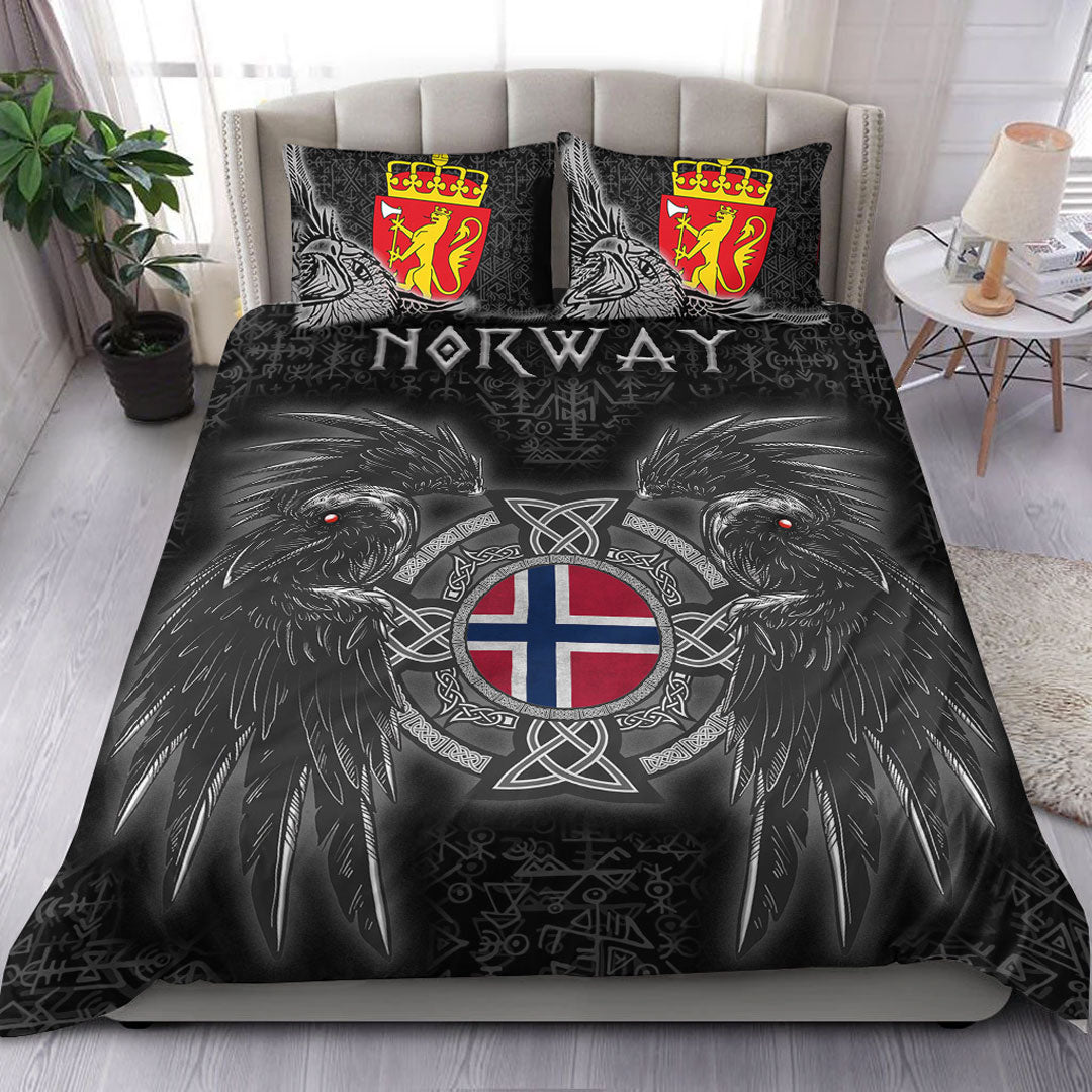 Viking Bedding Set Norway Viking Raven