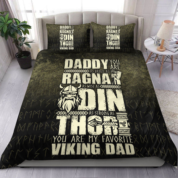 Viking Bedding Set Daddy You Are As Brave As Ragnar