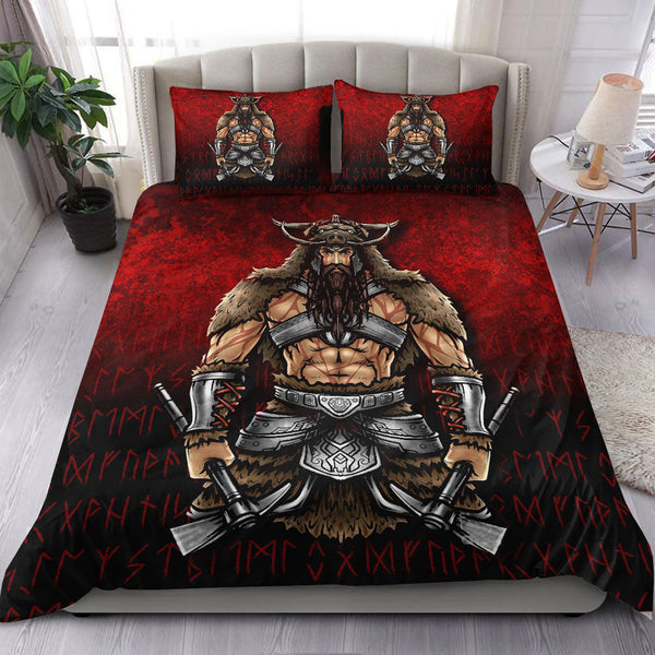 Viking Bedding Set Berserker Viking Warrior Valhalla