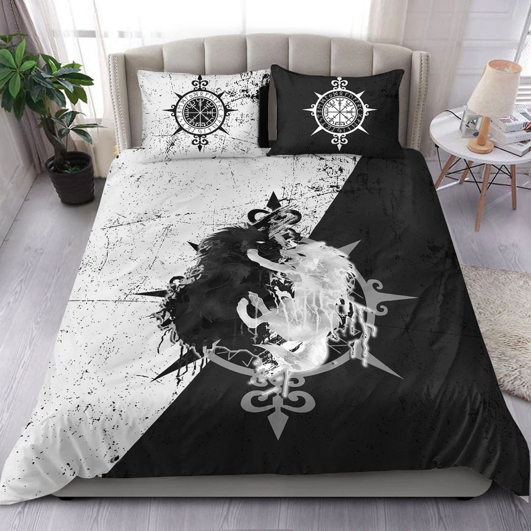 Viking Bedding Set Skoll and Hati Fighter HS