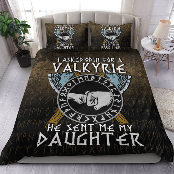 Viking Bedding Set I asked Odin for a Valkyrie Viking Daughter