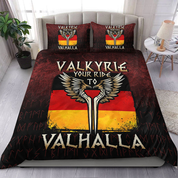 Viking Bedding Set Valkyrie Your Ride to Valhalla Germany