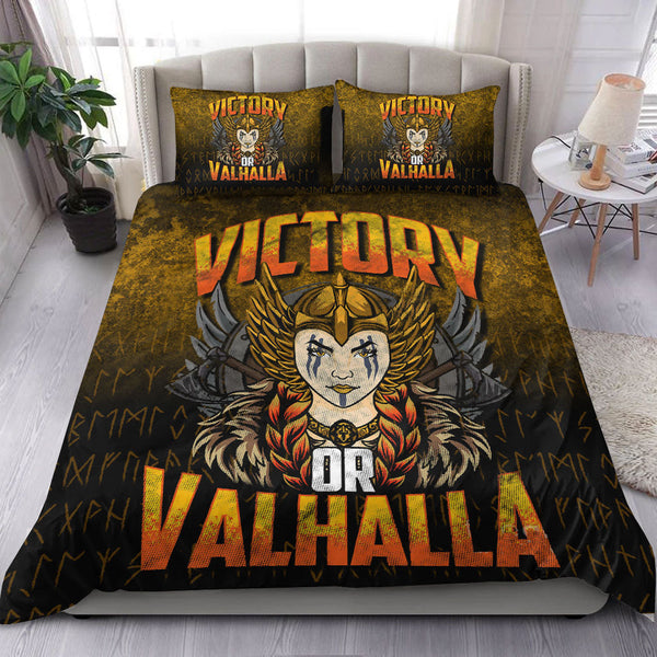 Viking Bedding Set Victory or Valhalla