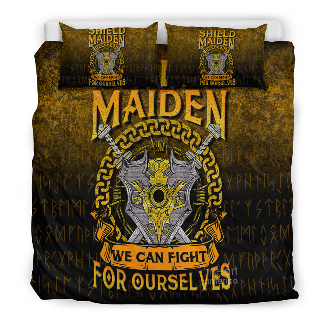 Viking Bedding Set Shield Maiden We Can Fight For Ourselves