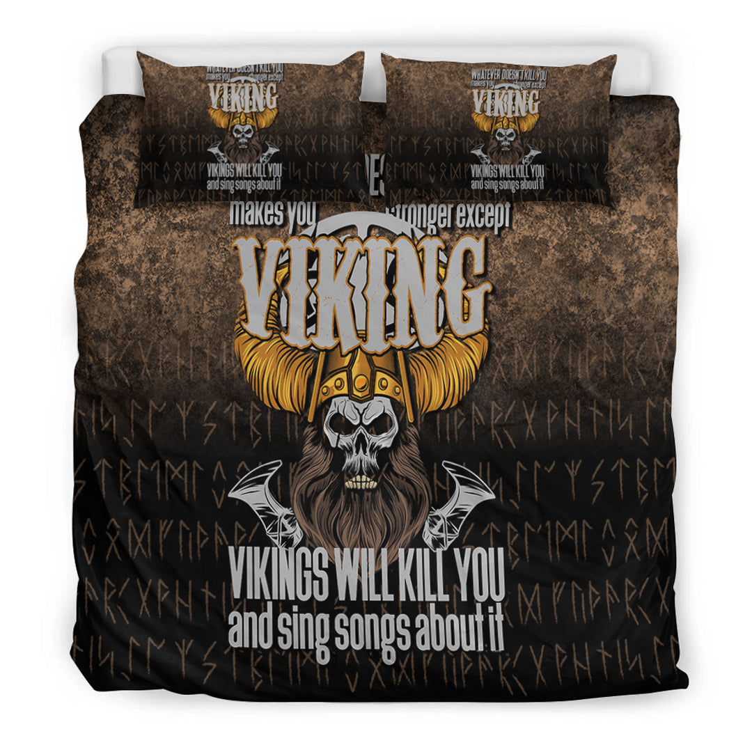 Viking Bedding Set Vikings Will Kill You