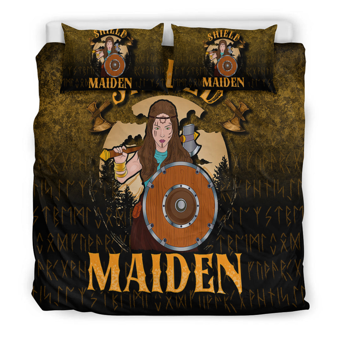 Viking Bedding Set ShieldMaiden Ver01