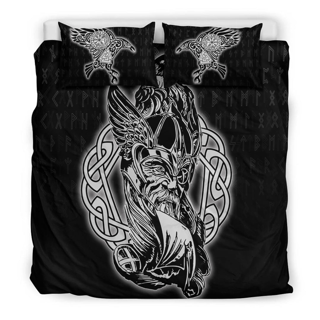 Viking Bedding Set Odin Raven Viking Set