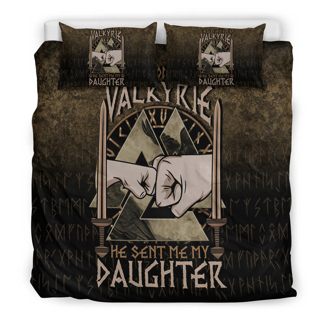 Viking Bedding Set I asked Odin for a Valkyrie Viking Daughter 2