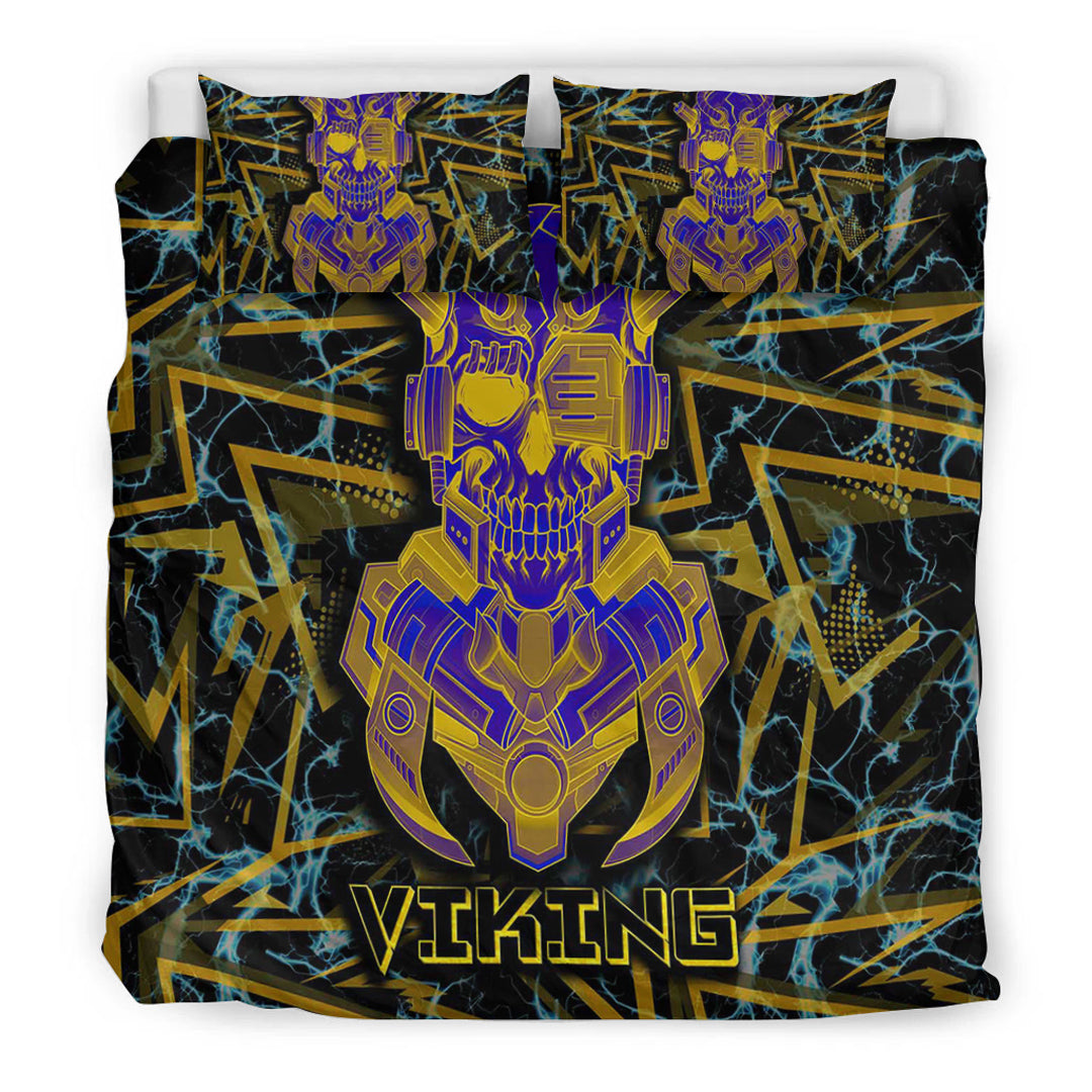 Viking Bedding Set Viking 3D Warrior Robo