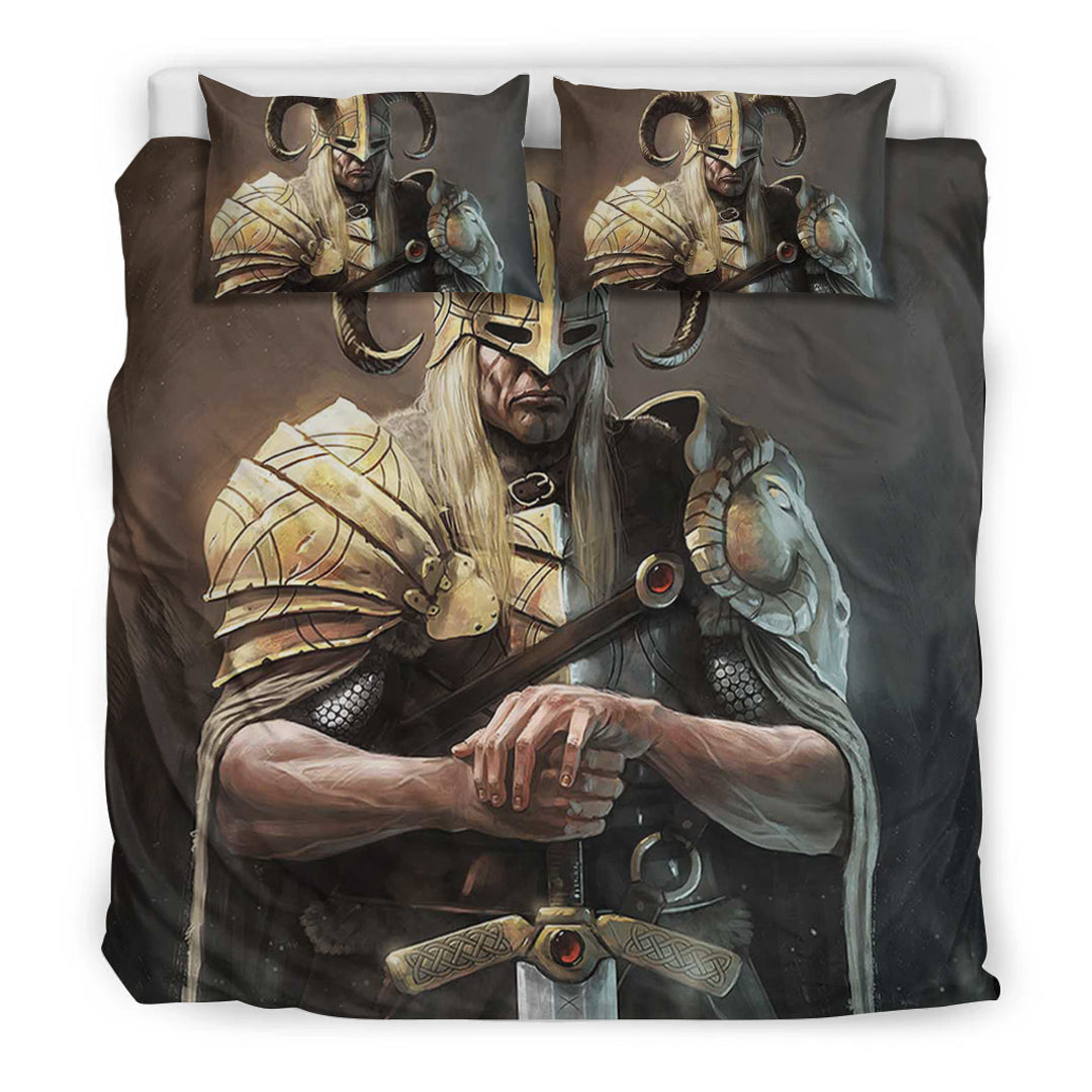 Viking Bedding Set Viking Gold Knights