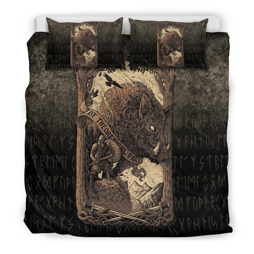 Viking Bedding Set Viking Wild Boar