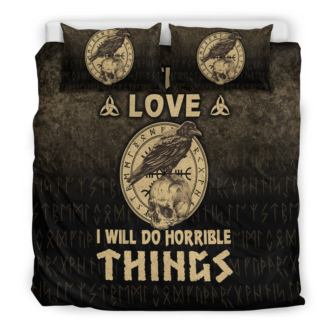 Viking Bedding Set Hail Odin