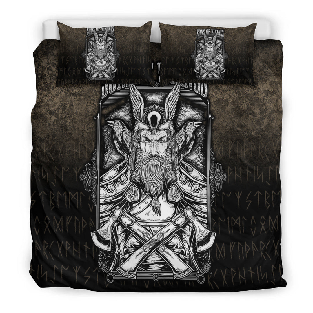 Viking Bedding Set Sons of Odin Valhalla Style Ver03