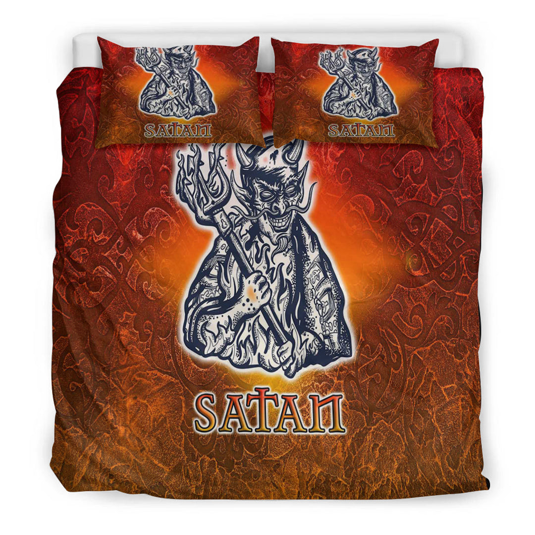 Viking Bedding Set Satan Celtic