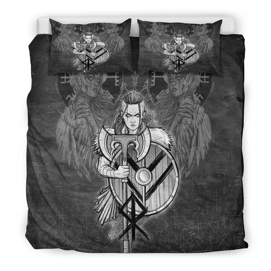 Viking Bedding Set Viking Women's Warrior Axes