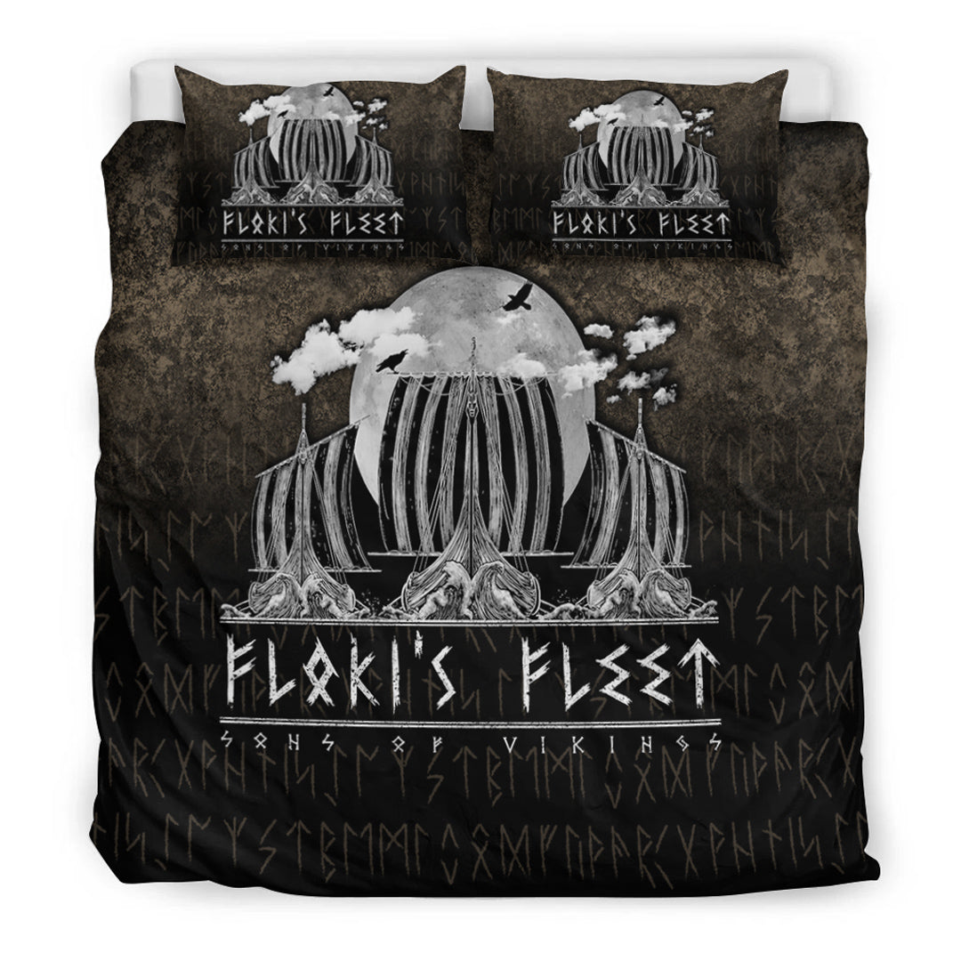 Viking Bedding Set Floki's Fleet