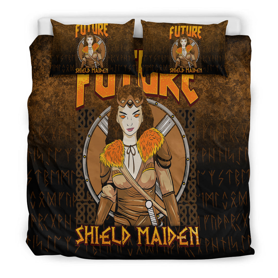 Viking Bedding Set ShieldMaiden Ver02