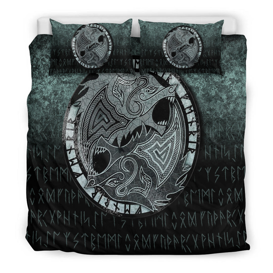 Viking Bedding Set Fenrir the Wolf