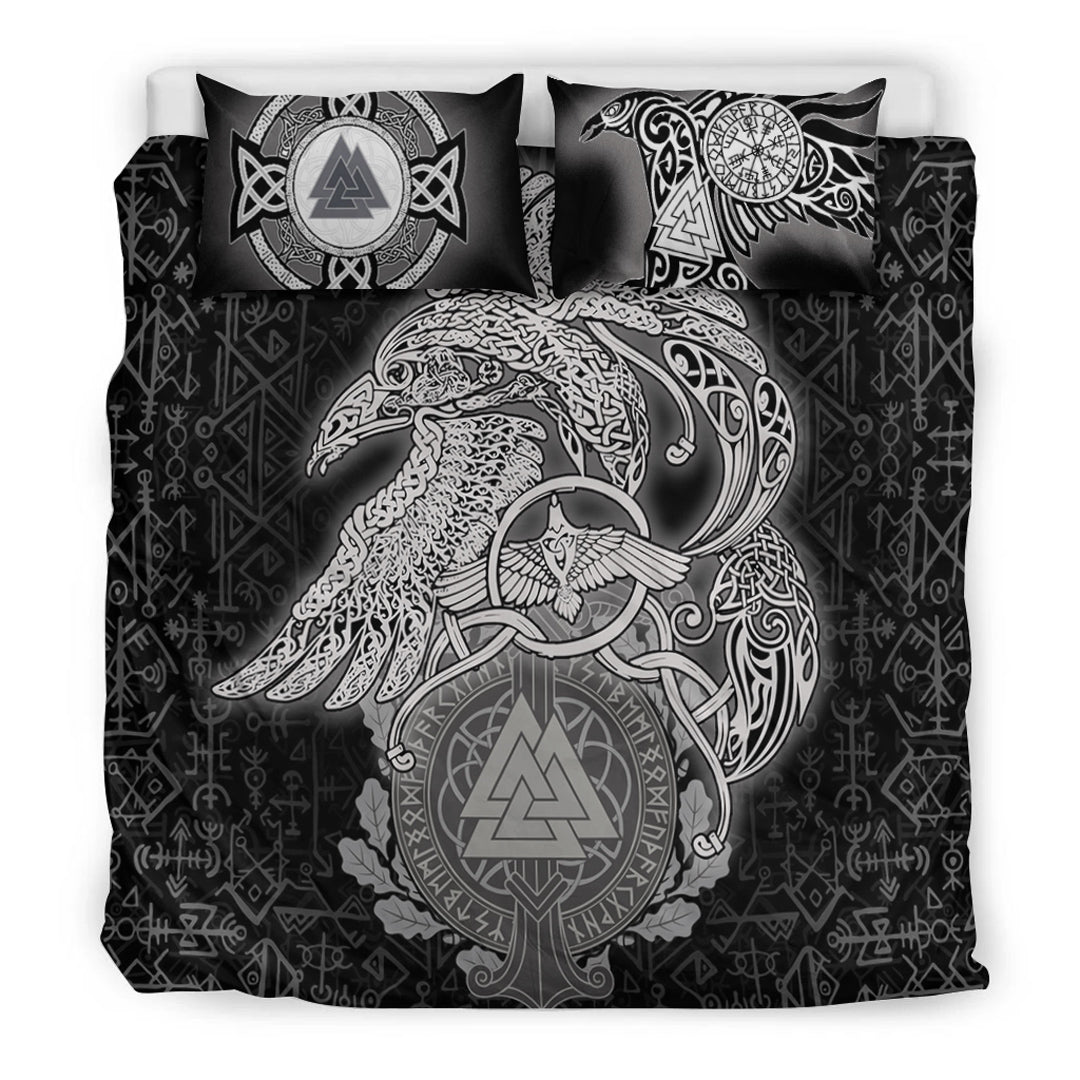 Viking Bedding Set Raven Celtic