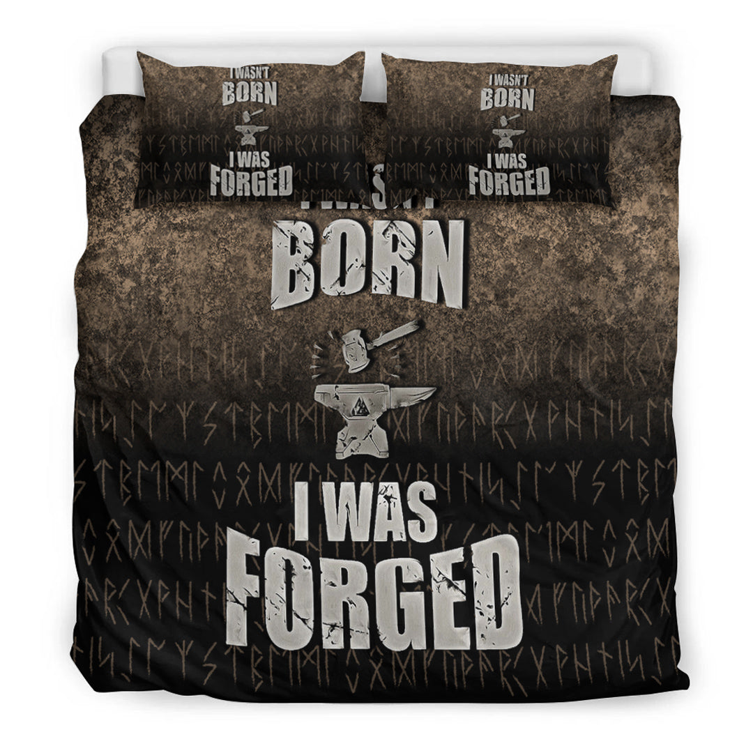 Viking Bedding Set I Wasn't Born I Was Forged